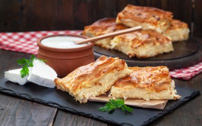 Cheese-and-egg pie with Kriška
